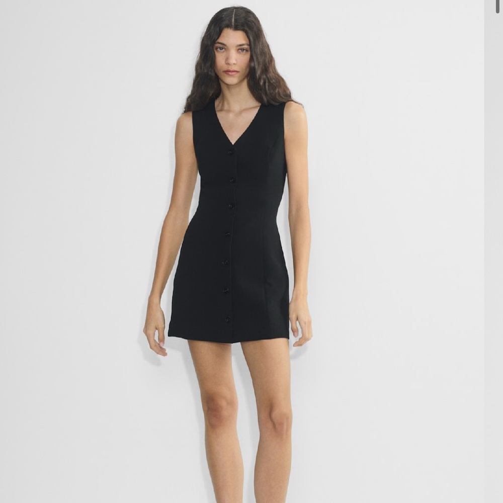 Aritzia Wilfred Aria Black Dress